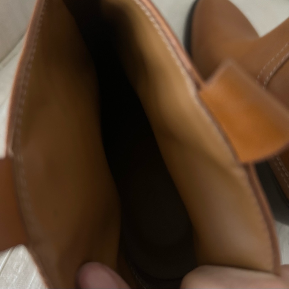 See by Chloe Hanna Chelsea slip inn western style boots in tan leather size 41 - Picture 7 of 12